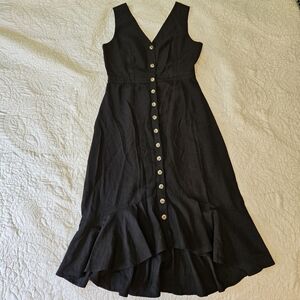 Elegant Black Sleeveless Dress